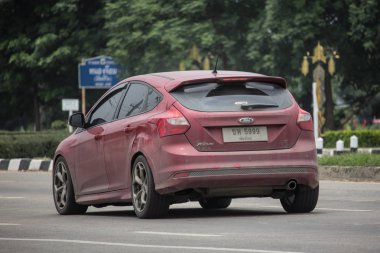 Chiang Mai, Tayland - 18 Haziran 2018: Özel araba, Ford Focus. Fotoğraf Road Hayır 121 hakkında 8 km şehir merkezine Chiangmai, Tayland.