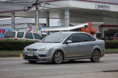 Chiang Mai, Tayland - 18 Haziran 2018: Özel araba, Ford Focus. Fotoğraf Road Hayır 121 hakkında 8 km şehir merkezine Chiangmai, Tayland.
