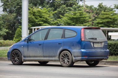 Chiang Mai, Tayland - 19 Haziran 2018: Özel Old Honda Odyssey van. Fotoğrafa yol no.121 8 km şehir merkezine Chiangmai, Tayland.
