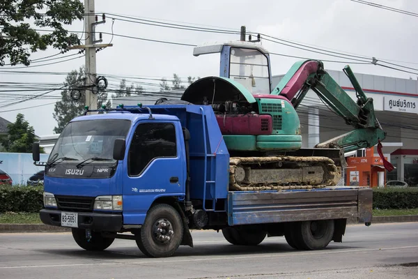 Chiang Mai Thailand Junho 2018 Private Isuzu Dump Truck Estrada — Fotografia de Stock