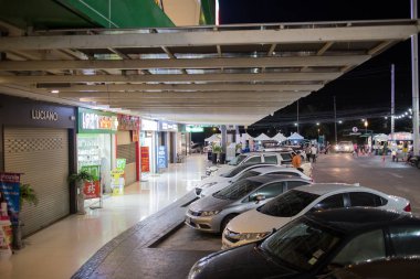 Chiang Mai, Tayland - 2 Temmuz 2018: beni şok Plaza. Kentsel fringe chiangmai şehrin modern Plaza.