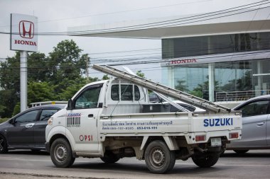 Chiang Mai, Tayland - 19 Haziran 2018: Özel Suzuki Carry al araba. Fotoğraf Road'da yok 121 hakkında 8 km şehir merkezine Chiangmai Tayland.