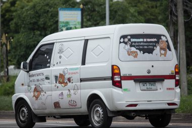 Chiang Mai, Tayland - 19 Haziran 2018: Özel Mini Tongfong van. Fotoğraf Road Hayır 1001 hakkında 8 km şehir merkezine Chiangmai, Tayland.