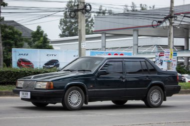 Chiang Mai, Tayland - 19 Haziran 2018: Özel araba, Volvo 940. Fotoğraf Road Hayır 121 hakkında 8 km şehir merkezine Chiangmai, Tayland.