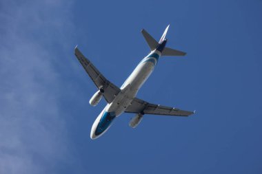 Chiang Mai, Tayland - 28 Haziran 2018: Hs-Ppo Airbus A320-200 Bangkok Hava yolu. Phuket Chiangmai Havaalanı'ndan çıkar.