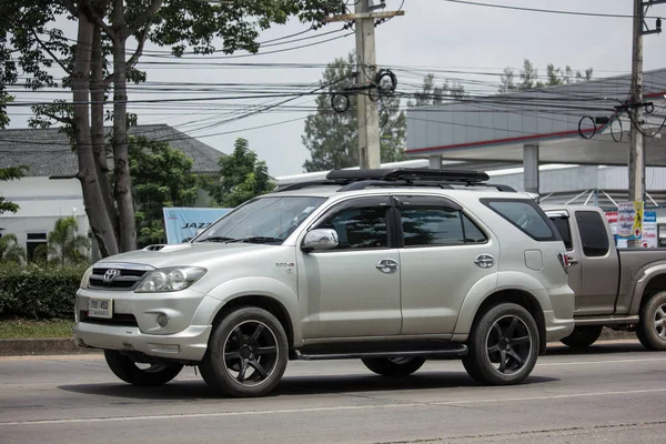 Chiangmai Thaïlande Juin 2018 Voiture Privée Toyota Fortuner Suv Sur — Photo