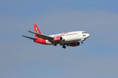Chiangmai, Tayland - 26 Temmuz 2007: Hs-Aar Boeing 737-300 Tay Airasia. Uçuş Chiangmai Havaalanı ve Bangkok Suvarnabhumi, Tayland için.
