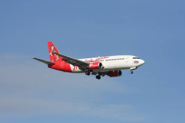 Chiangmai, Tayland - 26 Temmuz 2007: Hs-Aar Boeing 737-300 Tay Airasia. Uçuş Chiangmai Havaalanı ve Bangkok Suvarnabhumi, Tayland için.