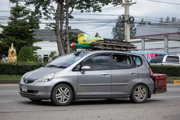 Chiangmai Thailand Juni 2018 Privé Stad Auto Honda Jazz Vijf — Stockfoto