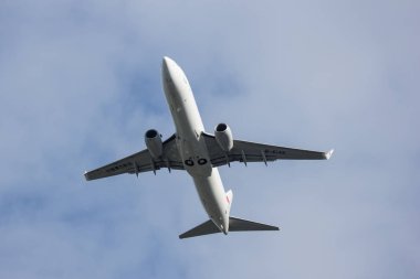 Chiangmai, Tayland - 6 Temmuz 2018: B-6148 Boeing 737-800 Çin Doğu havayolu şirketi. Kunming için Chiangmai Havaalanı'ndan çıkar.