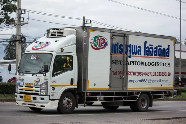 Chiangmai Tailândia Junho 2018 Container Truck Settaphon Logistics Transportation Company — Fotografia de Stock