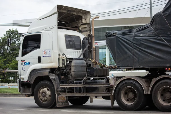 Chiangmai Thailand Juni 2018 Container Vrachtwagen Van Smk Logistiek Transportbedrijf — Stockfoto