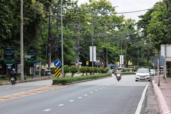 Чиангмай Таиланд Июля 2018 Года Дорога Дои Сутеп Зеленая Дорога — стоковое фото