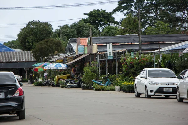 Chiangmai Tailandia Julio 2018 Kam Tieng Tree Market Gran Mercado —  Fotos de Stock