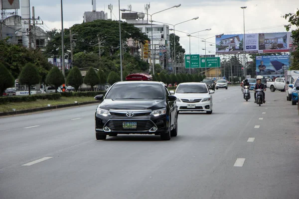 Chiangmai Tailandia Julio 2018 Coche Tráfico Carretera Ciudad Foto Carretera — Foto de Stock