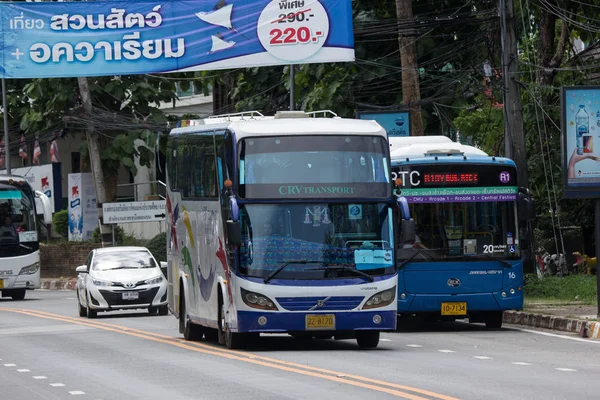 Chiangmai, Tayland - 10 Temmuz 2018: DOI Sutep tapınak için otobüs seyahat. Fotoğraf Road DOI Sutep Tapınağı.