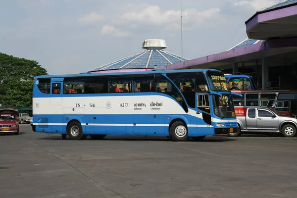 Chiangmai Thailand April 2008 Bus Ambassader Tour Bus Company Photo — Stock Photo, Image