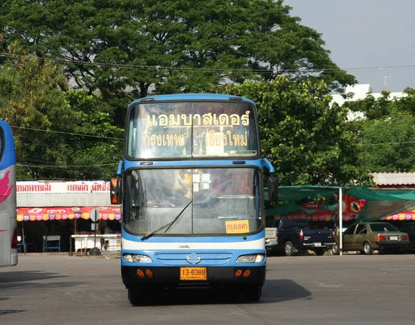 Chiangmai Tailândia Abril 2008 Bus Ambassader Tour Bus Company Foto — Fotografia de Stock