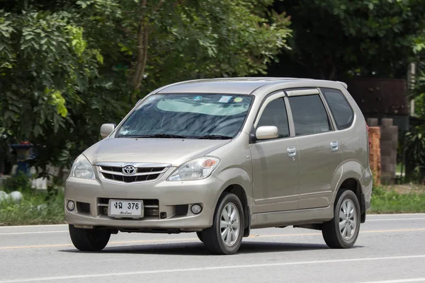 Chiangmai Tailandia Junio 2018 Coche Toyota Avanza Privado Mini Coche — Foto de Stock