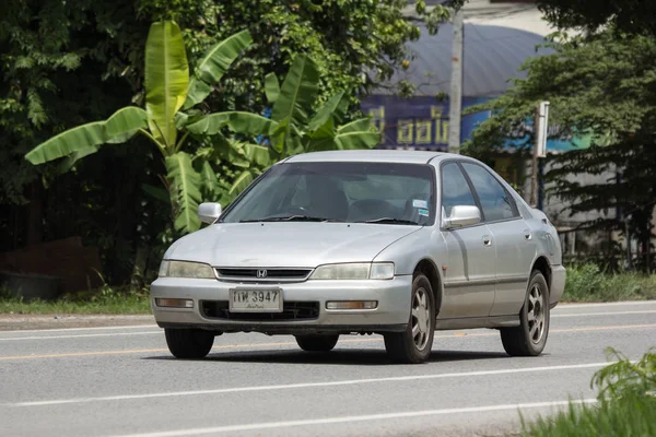 Chiangmai, Tayland - 28 Haziran 2018: Özel araba Honda accord. Yol no.1001 Chiangmai iş alanı 8 km.
