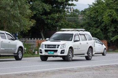 Chiangmai, Tayland - 13 Temmuz 2018: Chiangmai Havalimanı Taksi, Havaalanı yolcu için hizmet. Yol no.1001, Chiangmai şehir merkezine 8 km.