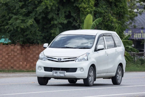 Чиангмай Таиланд Июля 2018 Года Частный Автомобиль Toyota Avanza Mini — стоковое фото