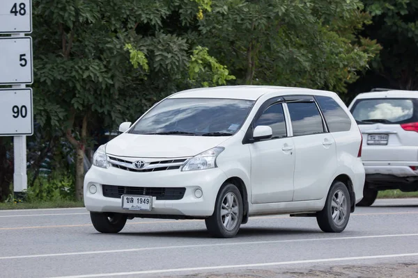 Chiangmai Tailândia Julho 2018 Carro Privado Toyota Avanza Mini Suv — Fotografia de Stock