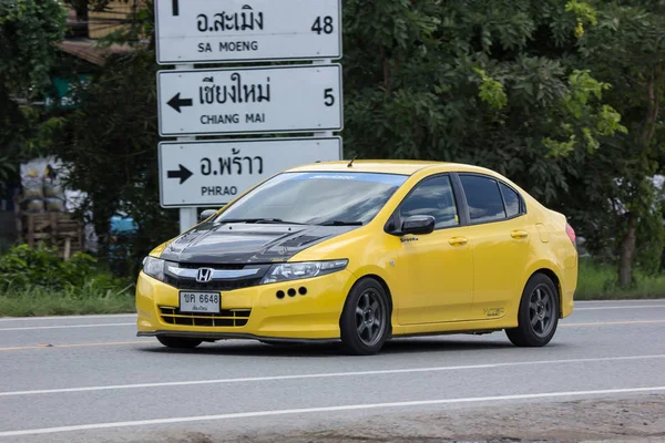 Chiangmai Tailandia Julio 2018 Coche Privado Honda City Compact Producido — Foto de Stock
