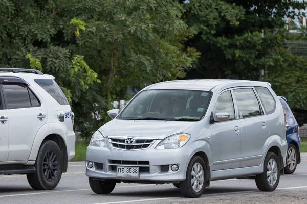 Chiangmai Tailândia Julho 2018 Carro Privado Toyota Avanza Mini Suv — Fotografia de Stock