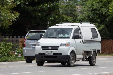 Chiangmai, Tayland - 13 Temmuz 2018: Özel Suzuki Carry al araba. Fotoğraf Road'da yok 121 hakkında 8 km şehir merkezine Chiangmai Tayland.