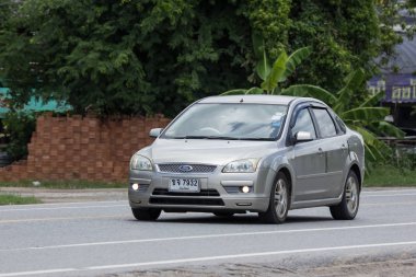 Chiangmai, Tayland - 13 Temmuz 2018: Özel araba, Ford Focus. Fotoğraf Road Hayır 121 hakkında 8 km şehir merkezine Chiangmai, Tayland.
