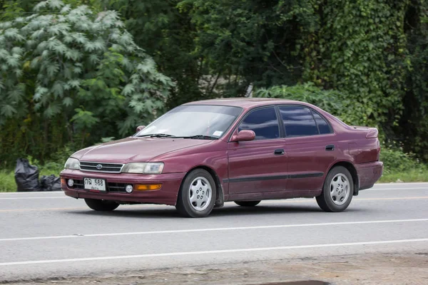 Chiangmai Thailand Juli 2018 Private Old Car Toyota Corona Vägen — Stockfoto