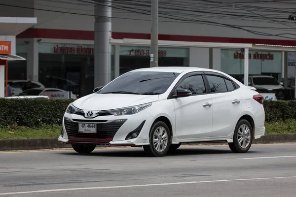 Chiangmai Thailand Juli 2018 Nya Privata Sedanmodell Bil Toyota Yaris — Stockfoto