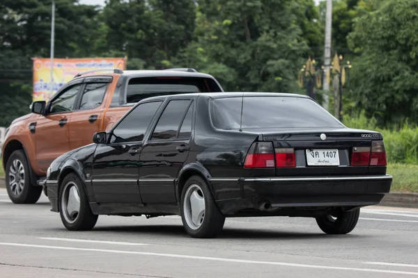 Chiangmai Thailand July 2018 Private Old Car Saab 9000 Compact — Stock Photo, Image