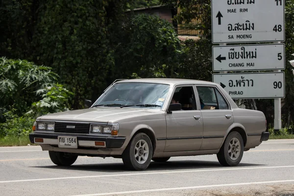 Chiangmai Thailand Juli 2018 Private Old Car Toyota Corona Vägen — Stockfoto