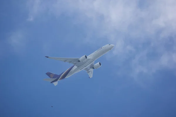 Chiangmai Tayland Temmuz 2018 Thk Airbus A350 900 Thaiairway Tg105 — Stok fotoğraf