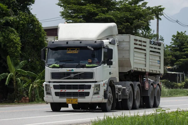 Chiangmai Tayland Temmuz 2018 Özel Volvo Damperli Kamyon Fotoğrafa Yol — Stok fotoğraf