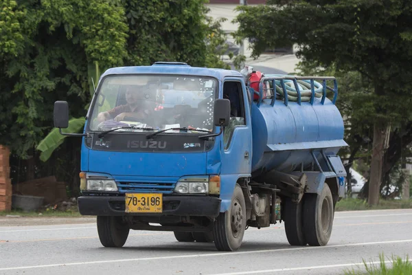 Chiangmai Tailandia Julio 2018 Privado Camión Cisterna Aguas Residuales Foto — Foto de Stock