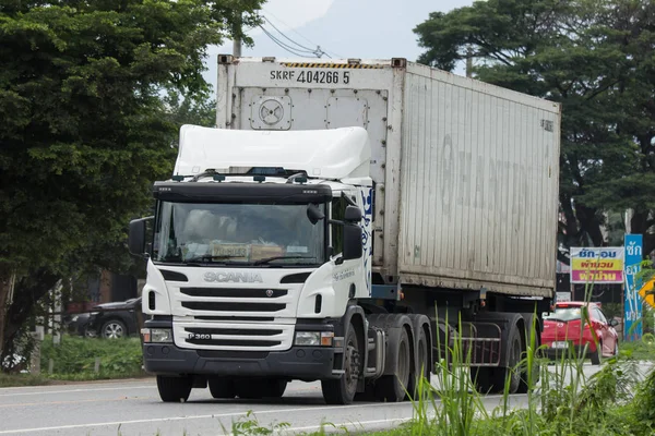 Chiangmai Thaïlande Juillet 2018 Camion Porte Conteneurs Société Parame Logistics — Photo