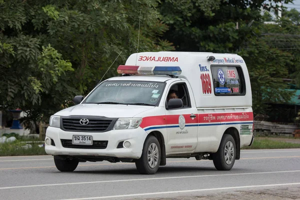 Chiangmai Tailândia Julho 2018 Ambulance Van Mae Pong Subdistrict Administrative — Fotografia de Stock