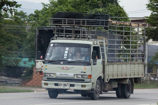 Chiangmai Thailand July 2018 Private Hino Cargo Truck Photo Road — Stock Photo, Image