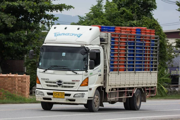 Chiangmai Tajlandia Lipca 2018 Prywatne Hino Cargo Ciężarówka Zdjęcie Drodze — Zdjęcie stockowe