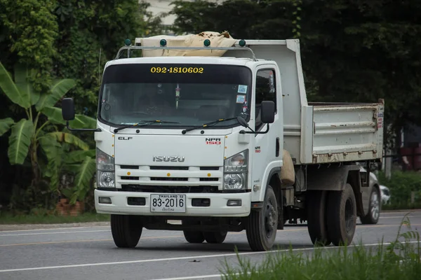 Chiang Mai Thailand December 2017 Private Isuzu Dump Truck Road — Stock Photo, Image