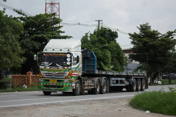 Chiangmai Tailandia Julio 2018 Camión Carga Hino Privado Foto Carretera — Foto de Stock