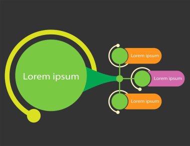 Vektör Infographic tasarımı için iş kavramı