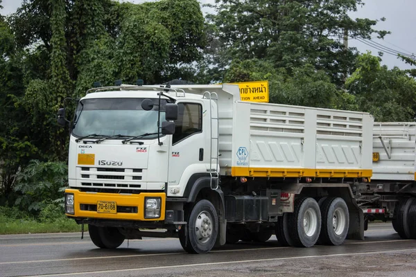 Chiangmai Tailândia Julho 2018 Isuzu Trailer Dump Truck Highway Road — Fotografia de Stock