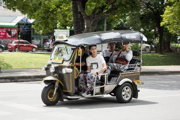 Chiangmai Thailand August 2018 Tuk Tuk Taxi Chiangmai Service Der — Stockfoto