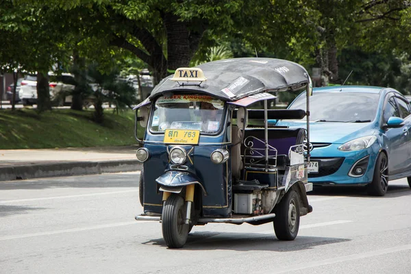 Chiangmai Thailand August 2018 Tuk Tuk Taxi Chiangmai Service City — Stock Photo, Image