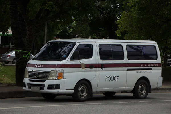 Chiangmai Thailand Juli 2018 Politiebestelwagen Auto Van Koninklijke Thaise Politie — Stockfoto