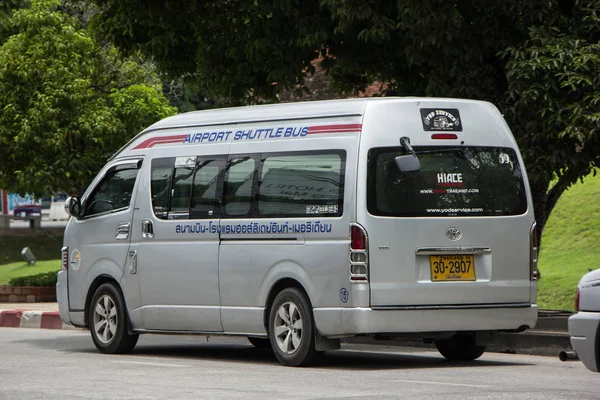 Chiangmai Thailand August 2018 Airport Shuttle Bus Van Service Passenger — Stock Photo, Image